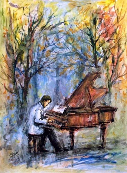 Шопен иллюстраций произведений