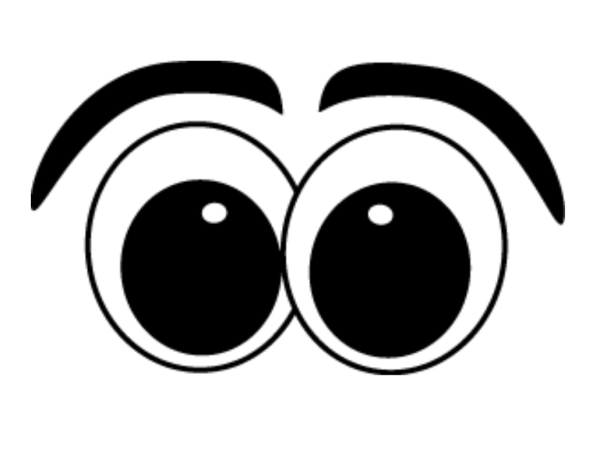 Глаза трафарет