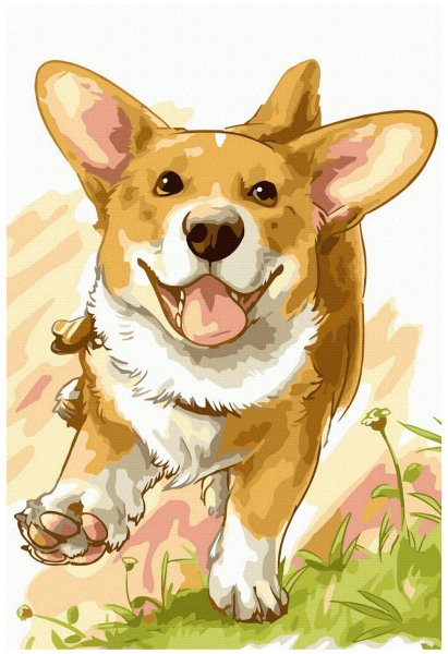 Вельш корги пемброк рисунок