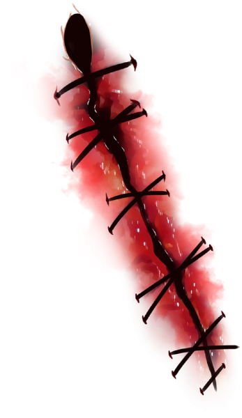 Туториал рисования раны