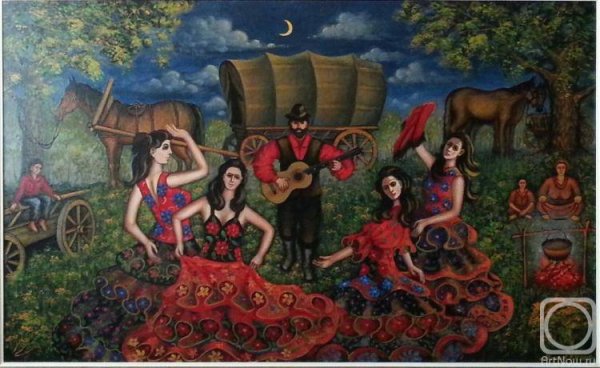 Живопис картина танец сиганка