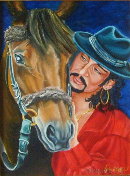 Цыган на коне живопись