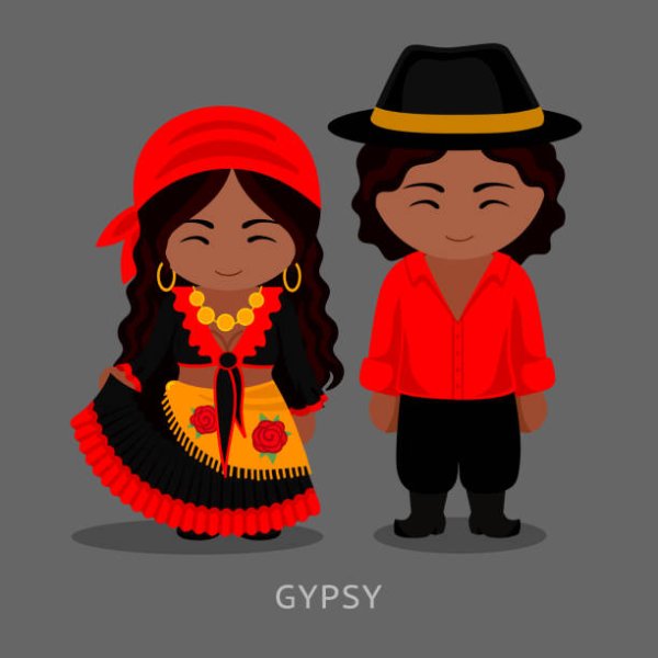 Цыган мультяшная