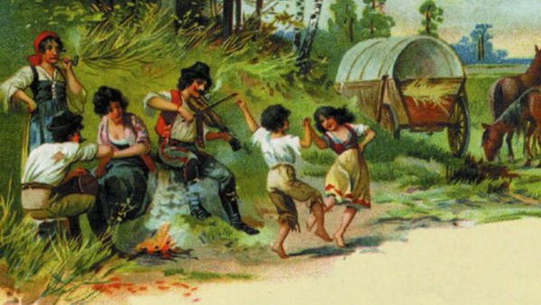 Живопись Кочующие цыгане