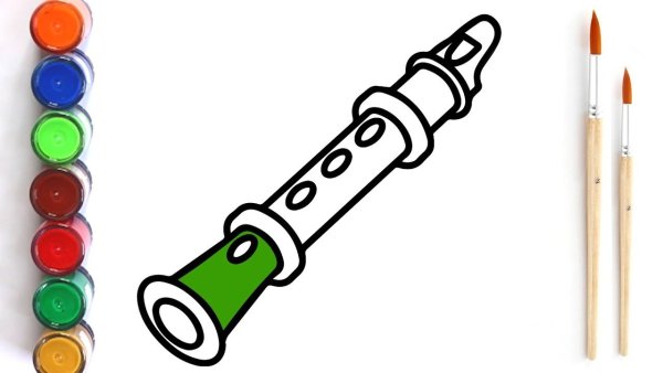 Дудка рисунок