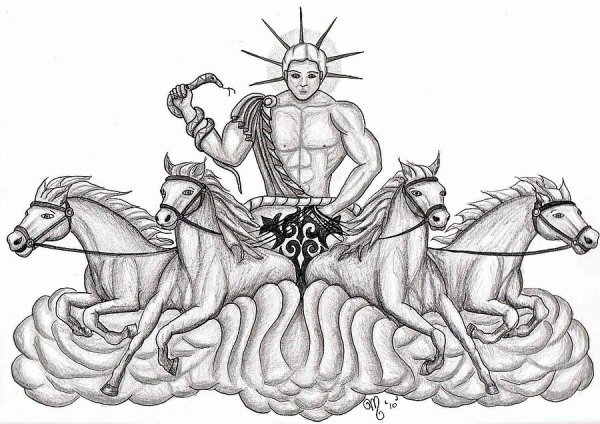 Зевс на колеснице