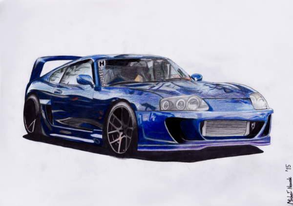 Toyota Supra дрифт