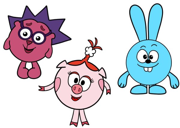 Пандочка Малышарики раскраска