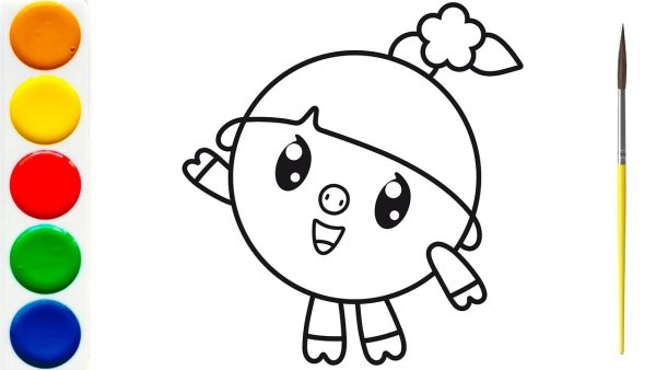 Малышарики Нюша и Крош