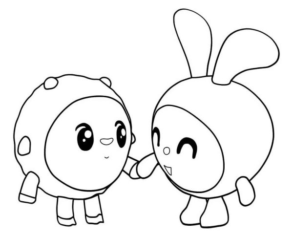 Малышарики герои на белом фоне