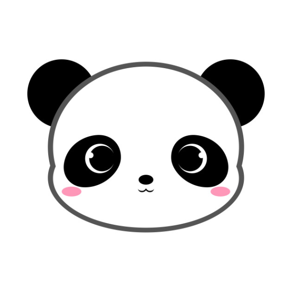 Лицо панды