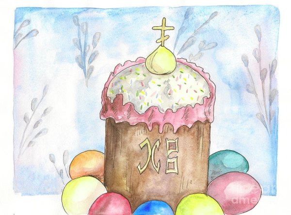 Рисунки к Пасхе для детей