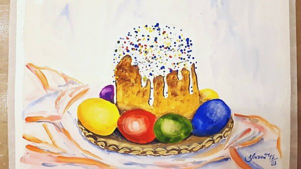 Рисунок на Пасху