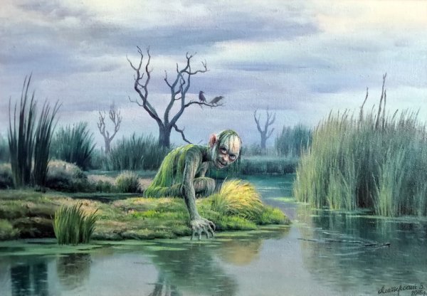 Водяной картина