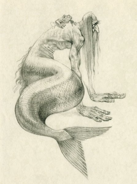 Русалка Бестиарий арт