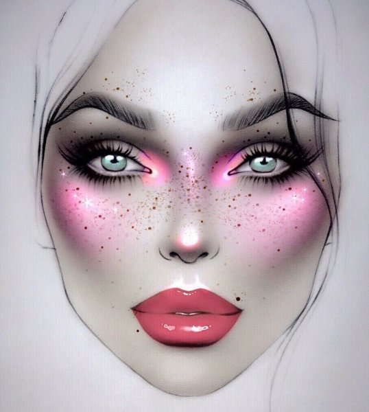 Макияж зарисовки