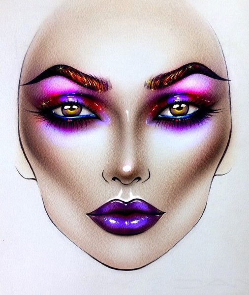 Эскиз грима