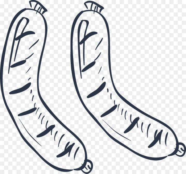 Мультяшные блюда сосиски