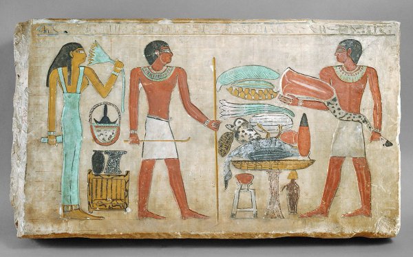 Житель древнего Египта рисунок