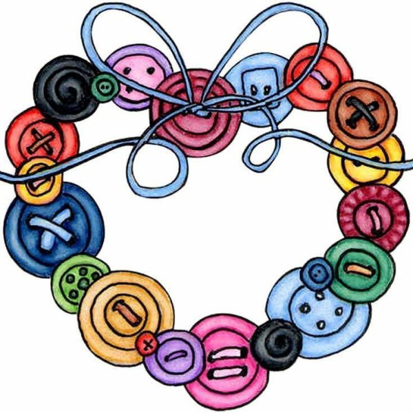 Пуговица рисунок