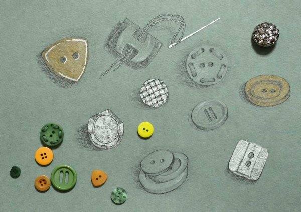 Набросок пуговиц
