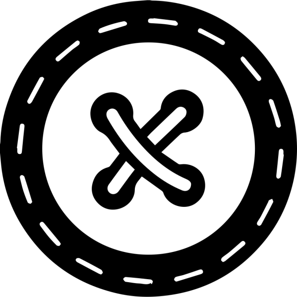 Пуговицы черно белые