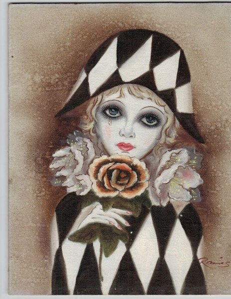 Арлекин иллюстрации