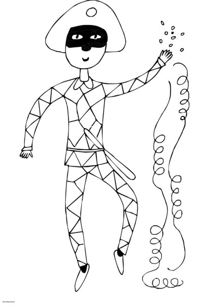 Арлекин Пьеро и Коломбина