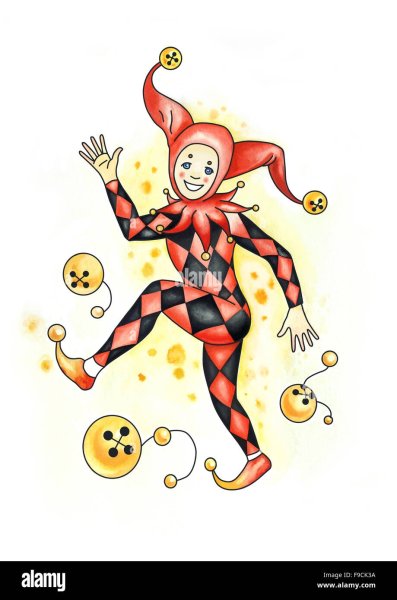 Арлекин рисунок