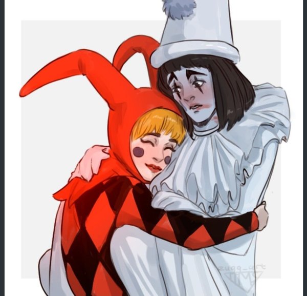 Арлекин раскраска