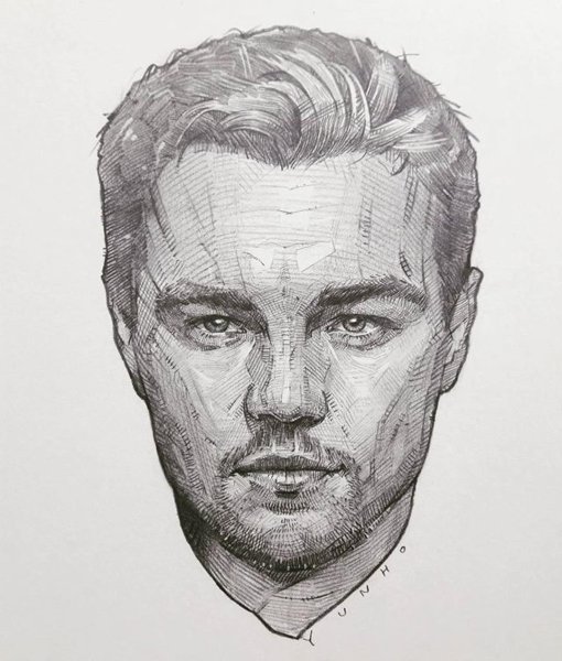 Набросок портрета девушки