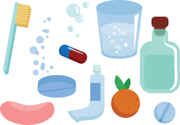 Предметы гигиены пиктограмма