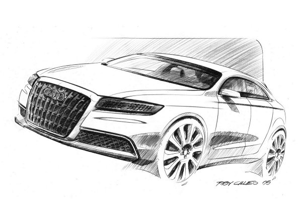 Ауди карандашом