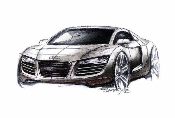 Эскиз автомобиля