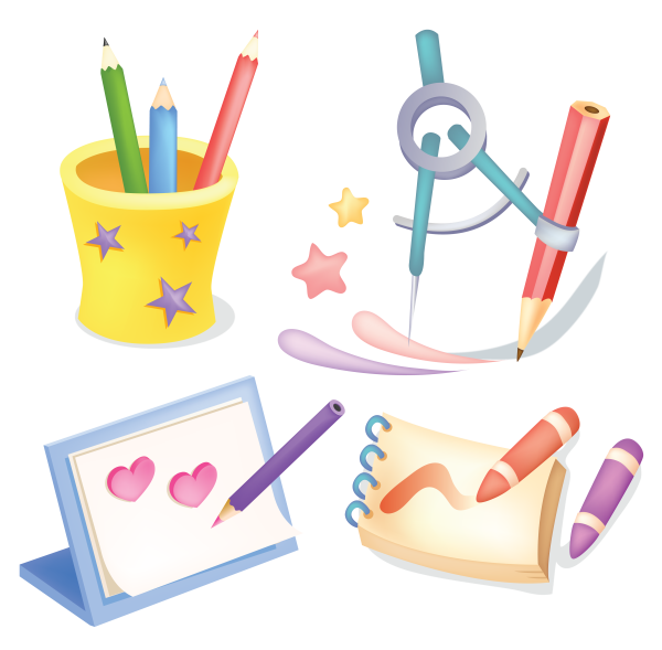 Школьные принадлежности для детей