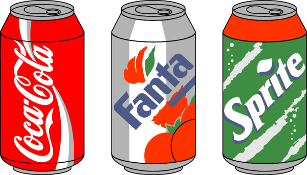 Напитки в мультяшном стиле