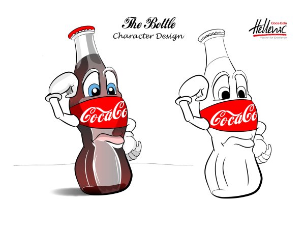 Плакат Кока кола для детей