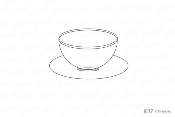 Тарелка раскраска