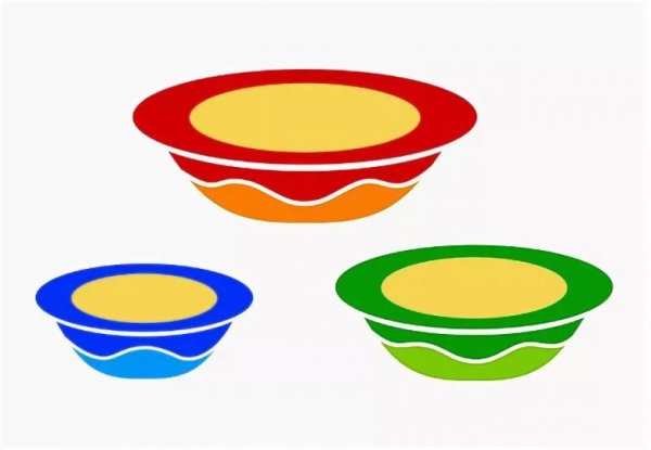 Тарелка раскраска для детей