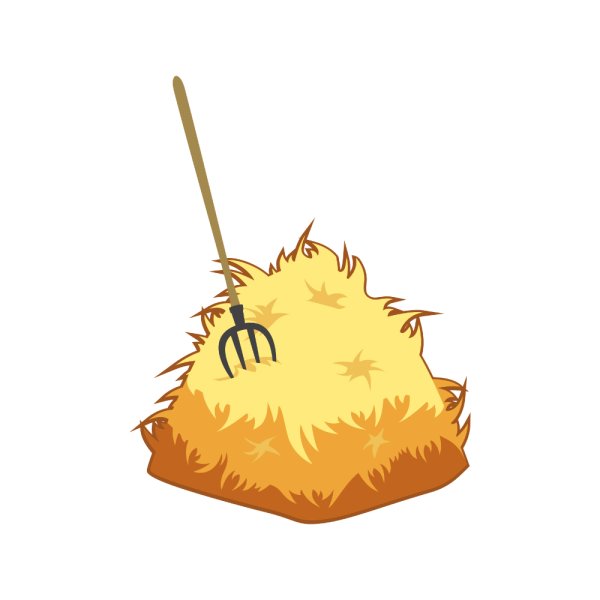 Стог без фона