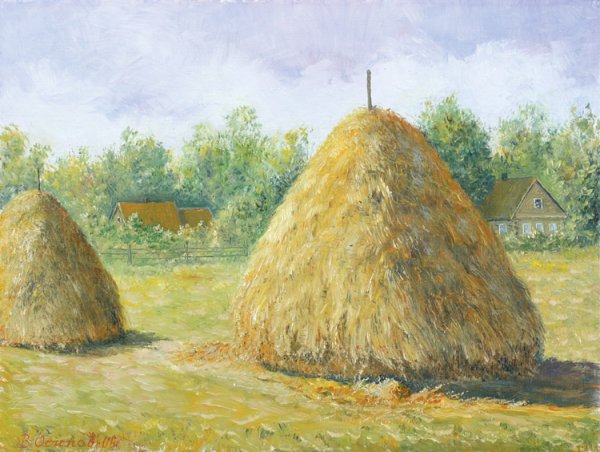 Игорь Панов картины стога
