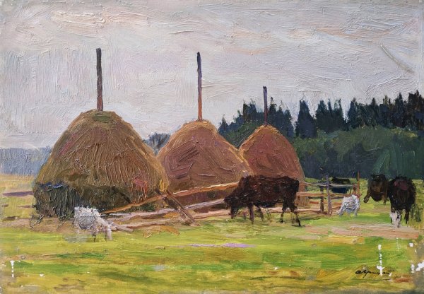 Стога сена Волжская Булгария