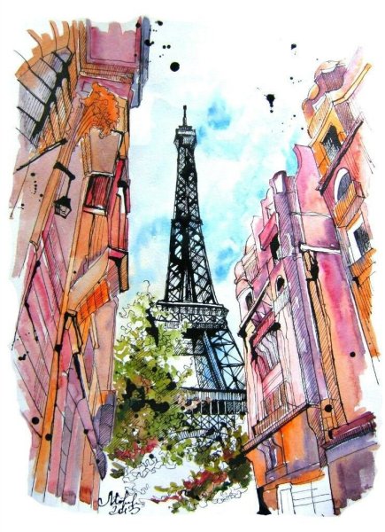 Цветы орнамент вертикальный