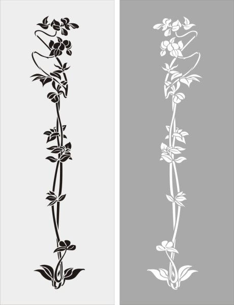 Морской пейзаж с дельфинами