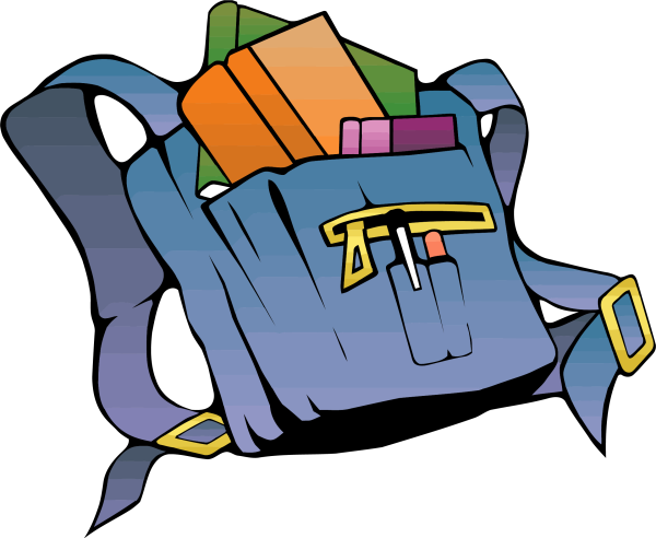 Школьный рюкзак с книжками