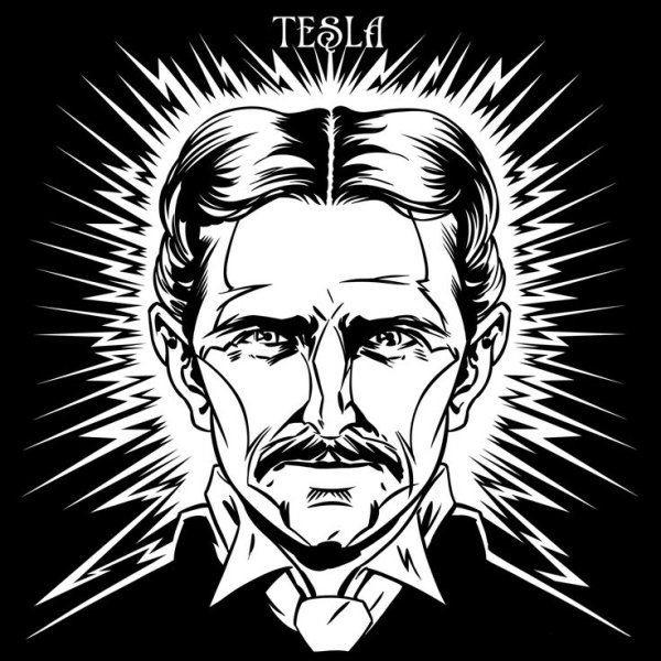 Никола Тесла эскиз