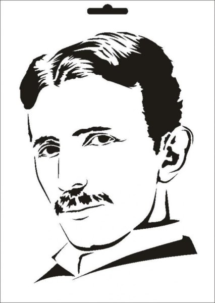 Никола Тесла рисунок