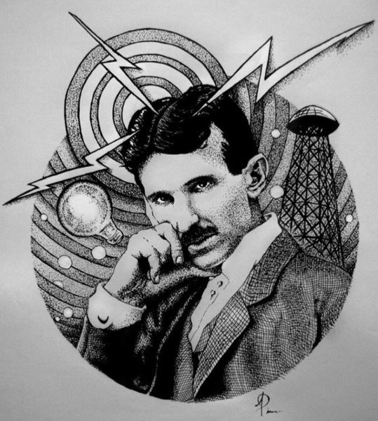 Зарисовки Никола Тесла