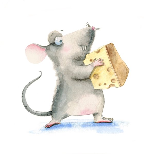 Мышка иллюстрация