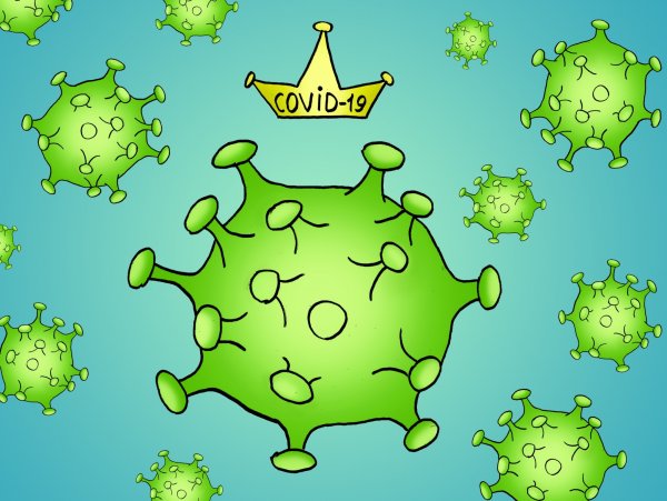 Рисунок от коронавируса